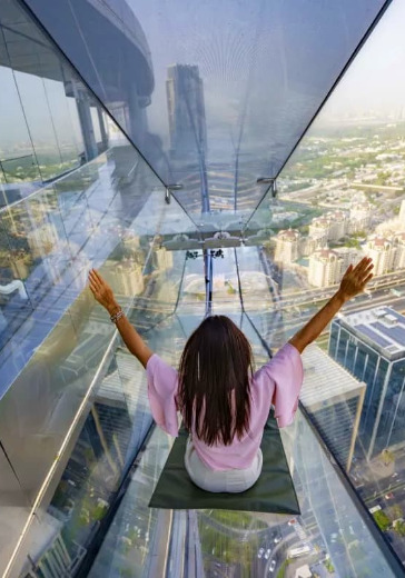 Sky Views Observatory + Glass Slide